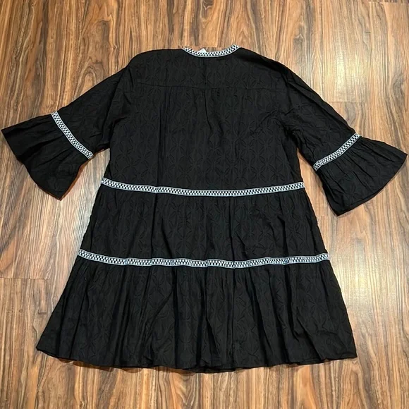 NWOT Tommy Bahama Cotton Clip Embroidered Tier Dress -  wordpress2504942.home.pl